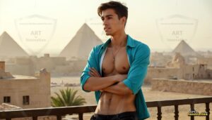 Egypt Art Gallery – Beautiful Men of Egypt – AI Art