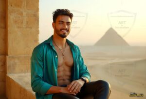 Egypt Art Gallery – Beautiful Men of Egypt – AI Art