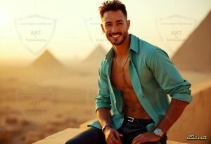 Egypt Art Gallery – Beautiful Men of Egypt – AI Art