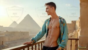 Egypt Art Gallery – Beautiful Men of Egypt – AI Art