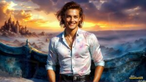 Golden City Young Men – AI Art