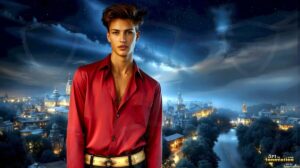 Golden City Young Men – AI Art
