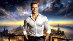 Golden City Young Men – AI Art