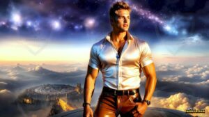 Golden City Young Men – AI Art