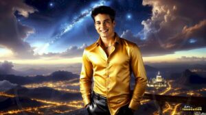 Golden City Young Men – AI Art