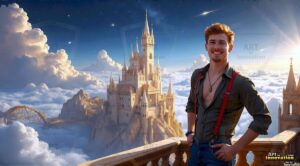Golden City Young Men – AI Art
