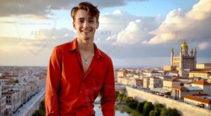 Golden City Young Men – AI Art