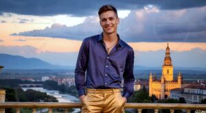 Golden City Young Men – AI Art