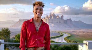 Golden City Young Men – AI Art