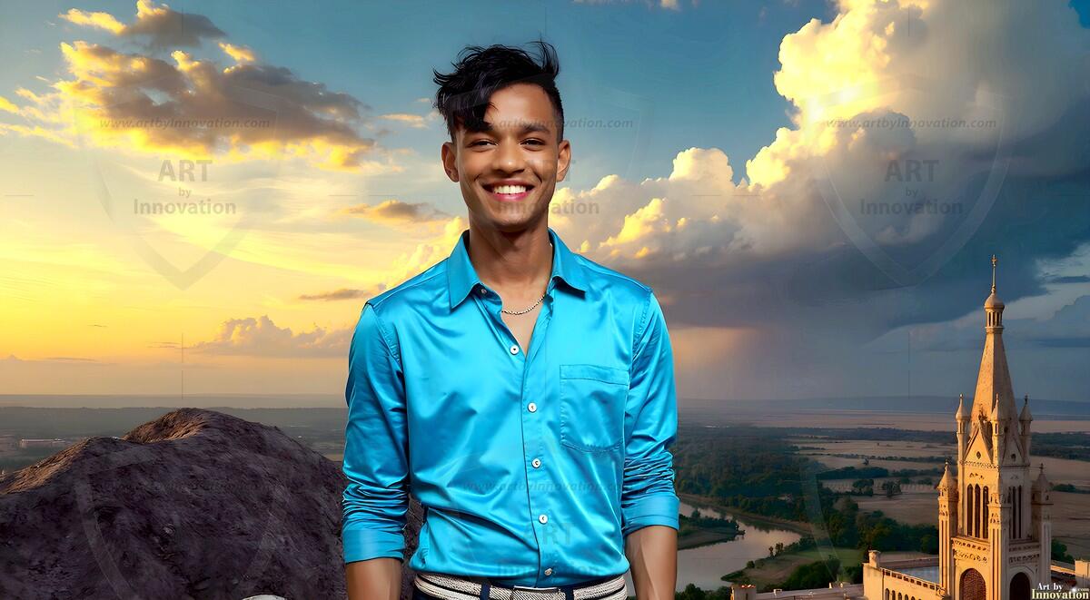 AI-generated Golden City Young Men — beautiful handsome young men in their teens and 20s on balconies overlooking a majestic golden heavenly city. 349 images by Jeff Dupler.