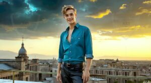 Golden City Young Men – AI Art