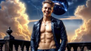 Golden City Young Men – AI Art