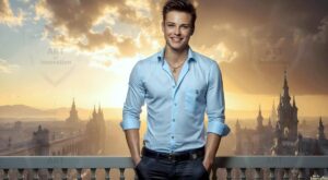 Golden City Young Men – AI Art