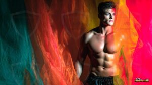Rainbow of colors Art – 16×9 #0106