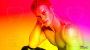Rainbow of colors Art – 16×9 #0126