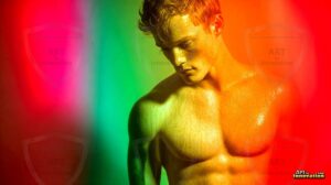 Rainbow of colors Art – 16×9 #0135