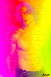 Rainbow of colors Art – 2×3 #0106