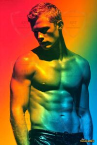 Rainbow of colors Art – 2×3 #0131