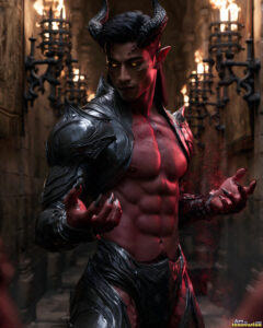 Hot Male Demons – AI Dark Fantasy Art