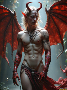 Hot Male Demons – AI Dark Fantasy Art