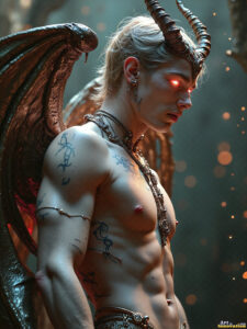 Hot Male Demons – AI Dark Fantasy Art