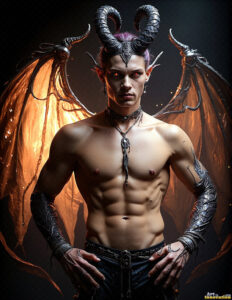 Hot Male Demons – AI Dark Fantasy Art