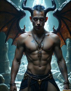 Hot Male Demons – AI Dark Fantasy Art