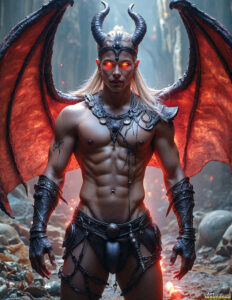 Hot Male Demons – AI Dark Fantasy Art