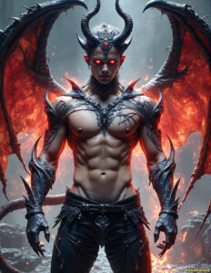 Hot Male Demons – AI Dark Fantasy Art