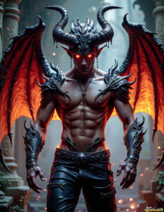 Hot Male Demons – AI Dark Fantasy Art