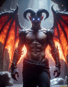 Hot Male Demons – AI Dark Fantasy Art