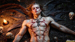 Vampire Lestat – AI Dark Fantasy Art