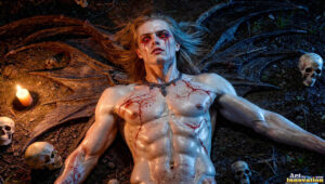 Vampire Lestat – AI Dark Fantasy Art