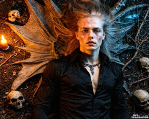 Vampire Lestat – AI Dark Fantasy Art