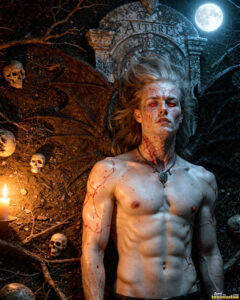 Vampire Lestat – AI Dark Fantasy Art