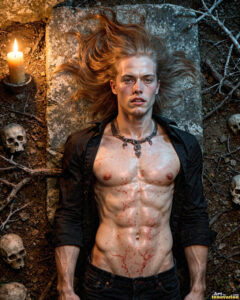 Vampire Lestat – AI Dark Fantasy Art