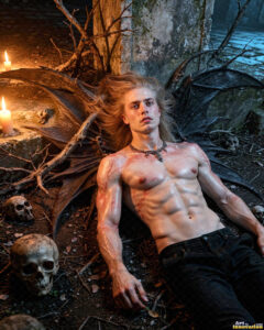 Vampire Lestat – AI Dark Fantasy Art