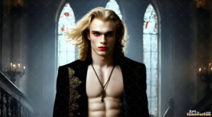 Vampire Lestat – AI Dark Fantasy Art