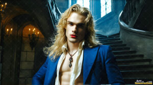 Vampire Lestat – AI Dark Fantasy Art