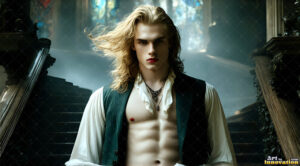 Vampire Lestat – AI Dark Fantasy Art