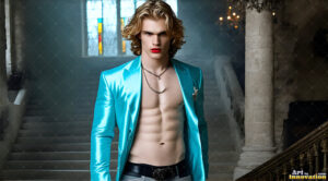 Vampire Lestat – AI Dark Fantasy Art