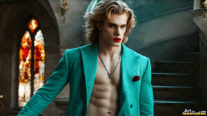 Vampire Lestat – AI Dark Fantasy Art