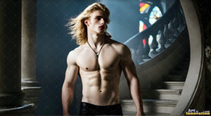 Vampire Lestat – AI Dark Fantasy Art
