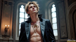 Vampire Lestat – AI Dark Fantasy Art