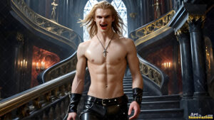 Vampire Lestat – AI Dark Fantasy Art
