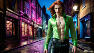 Vampire Lestat – AI Dark Fantasy Art