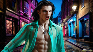 Vampire Lestat – AI Dark Fantasy Art