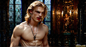 Vampire Lestat – AI Dark Fantasy Art