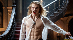 Vampire Lestat – AI Dark Fantasy Art