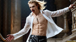 Vampire Lestat – AI Dark Fantasy Art